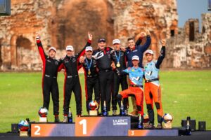 Sébastien Ogier,  Elfyn Evans, Thierry Neuville